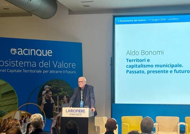 Lombardia - Aldo Bonomi all’evento di Acinque: “Il futuro dei servizi passa da un capitalismo di coalizione” -  - Varese News