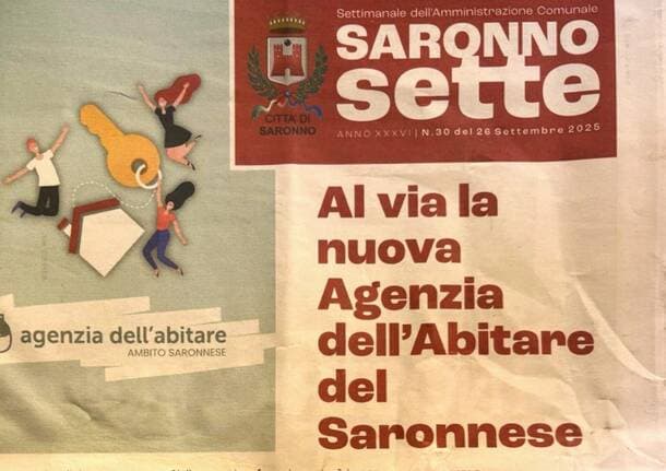Saronno - Addio a Saronno Sette: il giornale comunale avrà un nuovo titolo, cinque numeri l’anno e un foglio per gli eventi - Archivio - Varese News