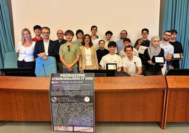 Università - CyberChallenge all’Insubria: premiati a Varese i giovani esperti di sicurezza informatica -  - Varese News