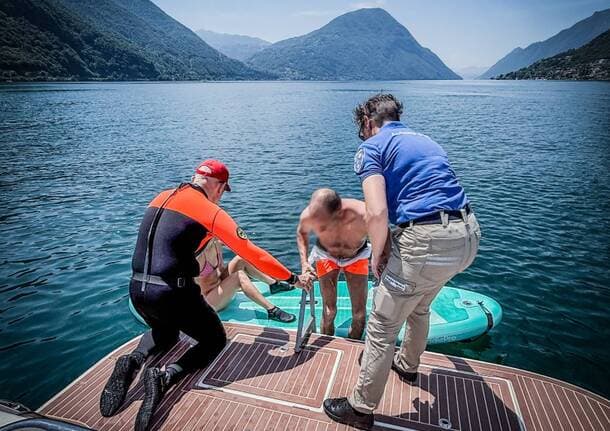 Porto Ceresio - A Porto Ceresio due ragazzi soccorsi nel Ceresio: uno tra le rotte dei battelli, l’altro oltre le boe -  - Varese News