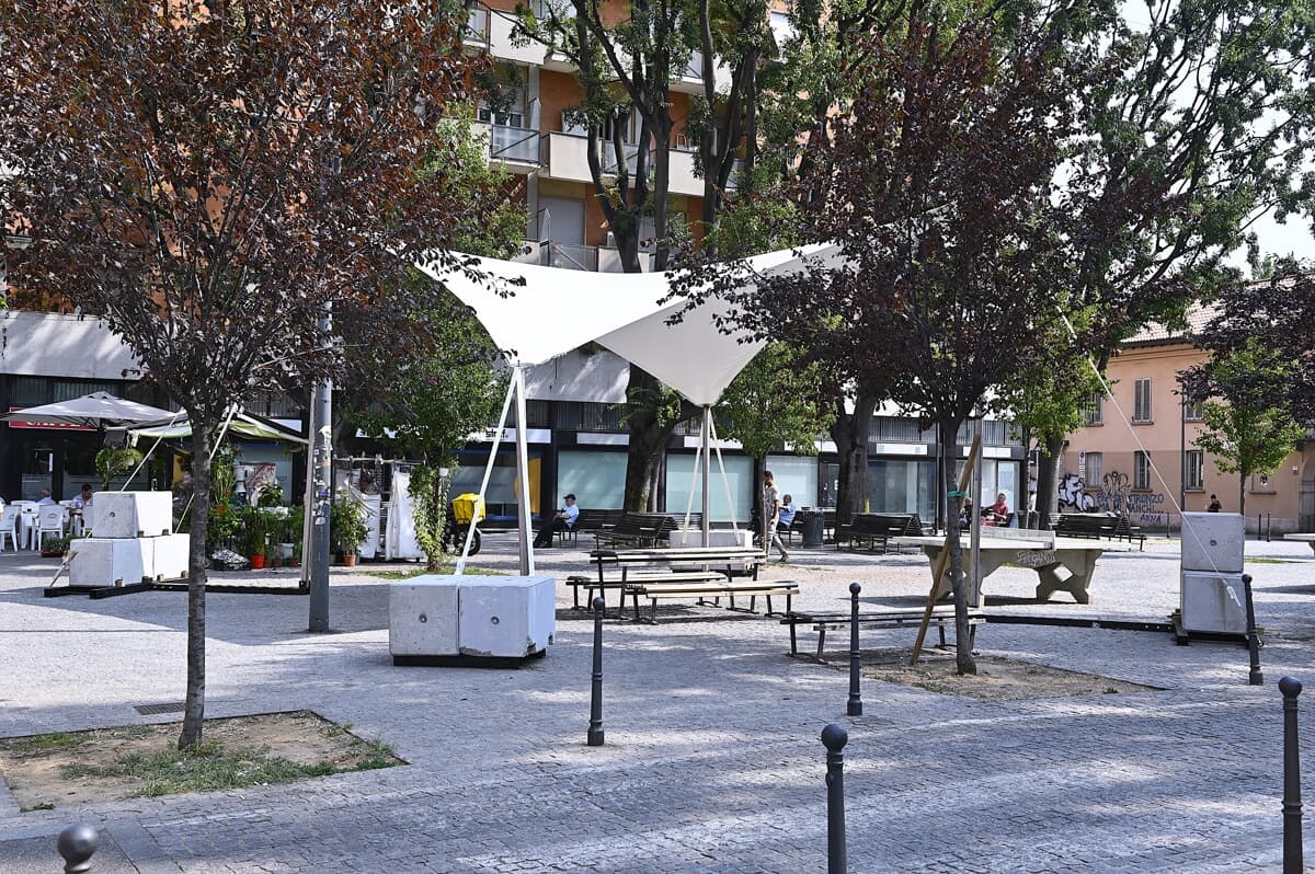 Nuove 'vele' contro il caldo a Milano: dove sono le 8 strutture ombreggianti arrivate nei quartieri