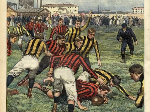 Quando il Milan (nel 1902) sconfisse la Torinese per 7 a zero. Partita al vecchio Trotter, dove oggi c'è la Stazione Centrale