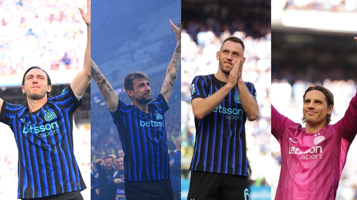 L'Inter saluta quattro pilastri in un colpo solo: l'addio ufficiale e le lettere del club per Acerbi, Darmian, De Vrij e Sommer