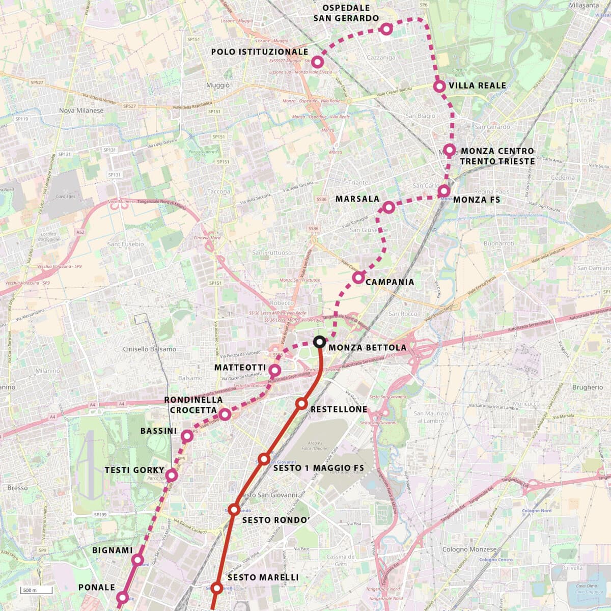 Il cantiere infinito del prolungamento della M1 a Monza-Bettola: i lavori sono di nuovo fermi