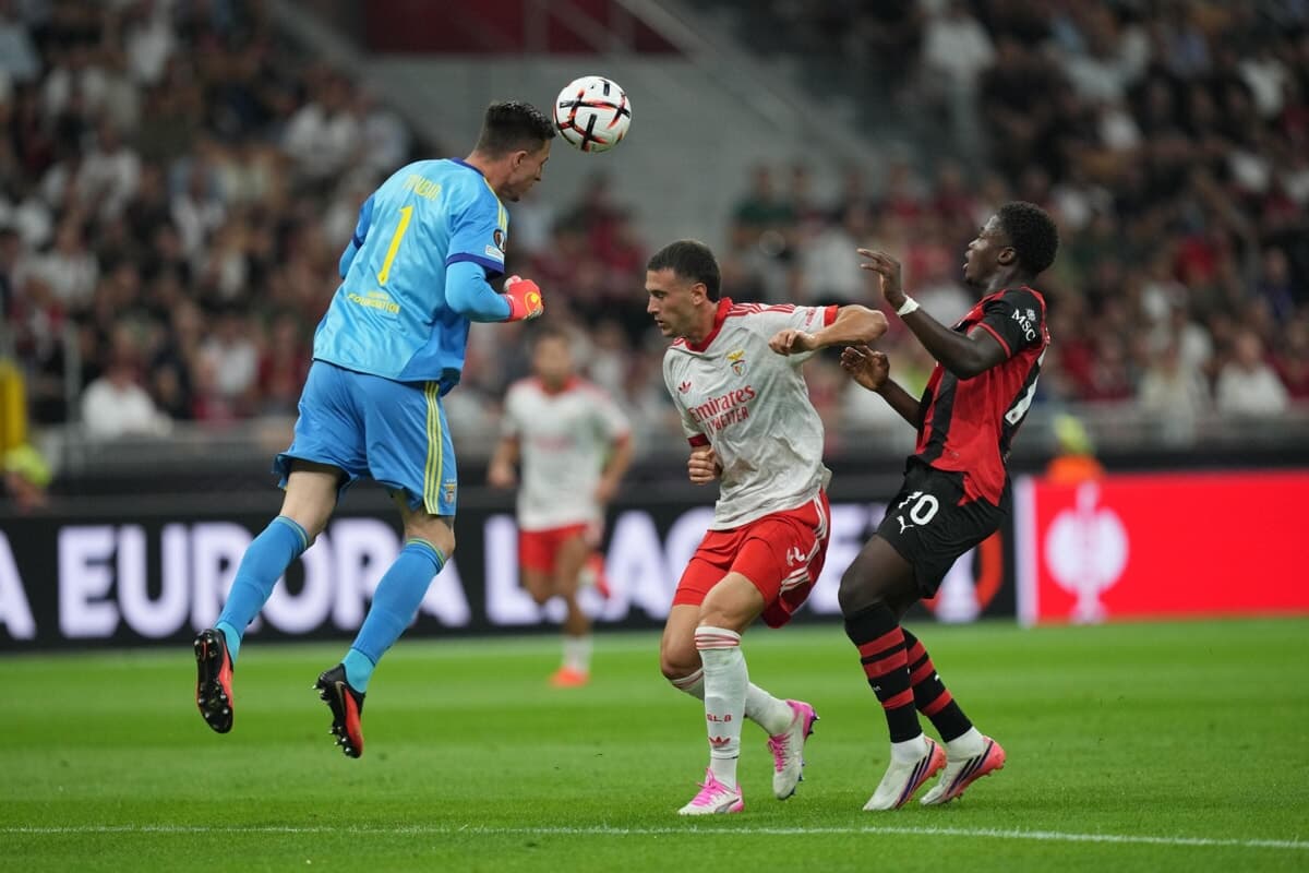 Video gol e highlights, Europa League: Milan KO a San Siro contro il Benfica. Reti di Lukebakio Kaminski