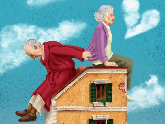 Un tradimento, poi il perdono e la separazione dopo una vita. A 98 anni lui non riuscì a lottare