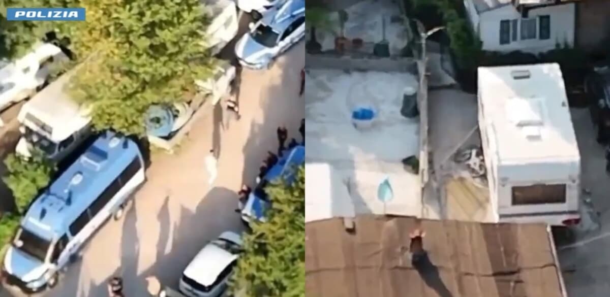 Droni, cinofili e 470 uomini, maxi controlli nei campi nomadi a Milano: 5 arresti