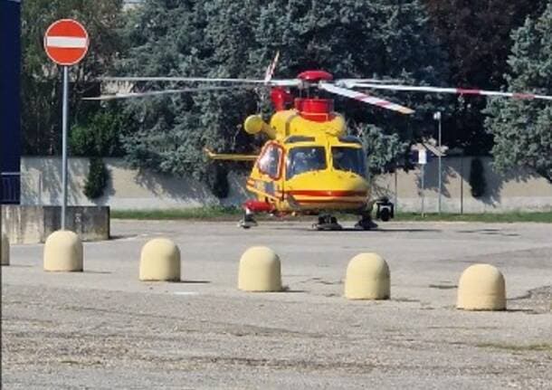 Castellanza - Elisoccorso a Castellanza per un infortunio sul lavoro: soccorso un 38enne -  - Varese News