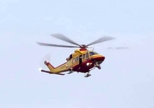 Induno Olona - Incidente in Valganna, elisoccorso in volo e traffico bloccato sulla statale -  - Varese News