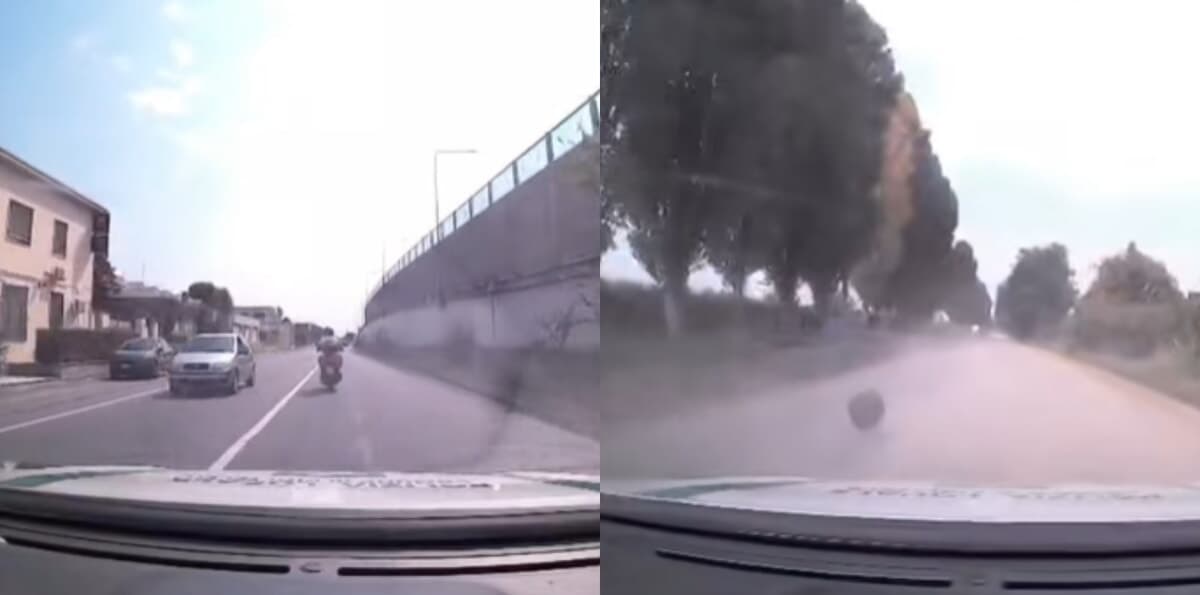 Scappa sulla moto rubata a Milano, il video dell'inseguimento: incastrato dopo tre settimane