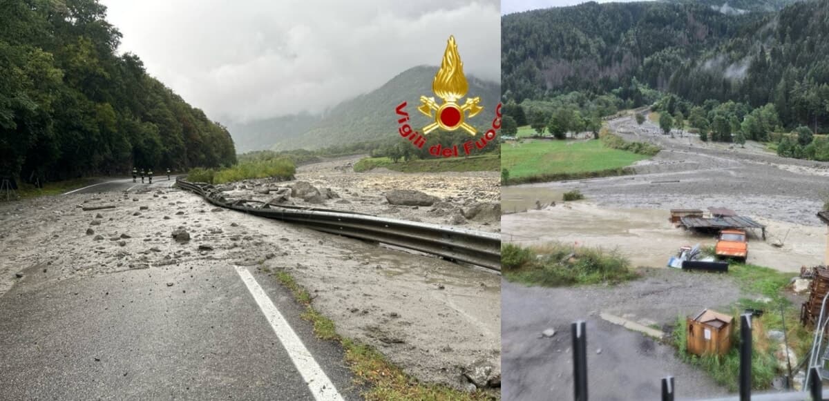 Ondata di maltempo in Lombardia: frane, esondazioni e strade chiuse