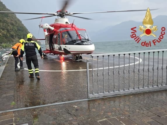 Nubifragio a Como, quattro turisti spagnoli bloccati sul monte Colmegna: salvati dai vigili del fuoco