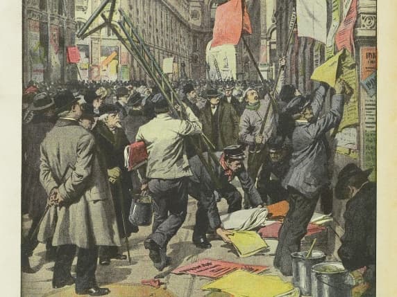 Milano, le elezioni del 1911 e la battaglia dei manifesti in Galleria: «attacchini» protagonisti della politica