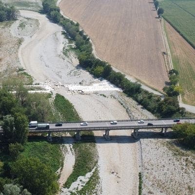 Brembo e Serio i fiumi più in crisi in Lombardia: livelli peggiori del 2022