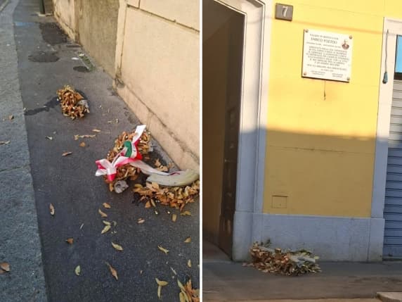 Milano, Anpi Niguarda: «Sfregiate le corone d'alloro le vittime dei fascisti e le nostre locandine»