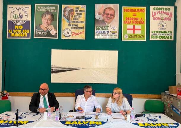 Varese - Congresso della Lega a Varese, Bordonaro riconfermato segretario: «Primarie di coalizione per scegliere il candidato sindaco» -  - Varese News