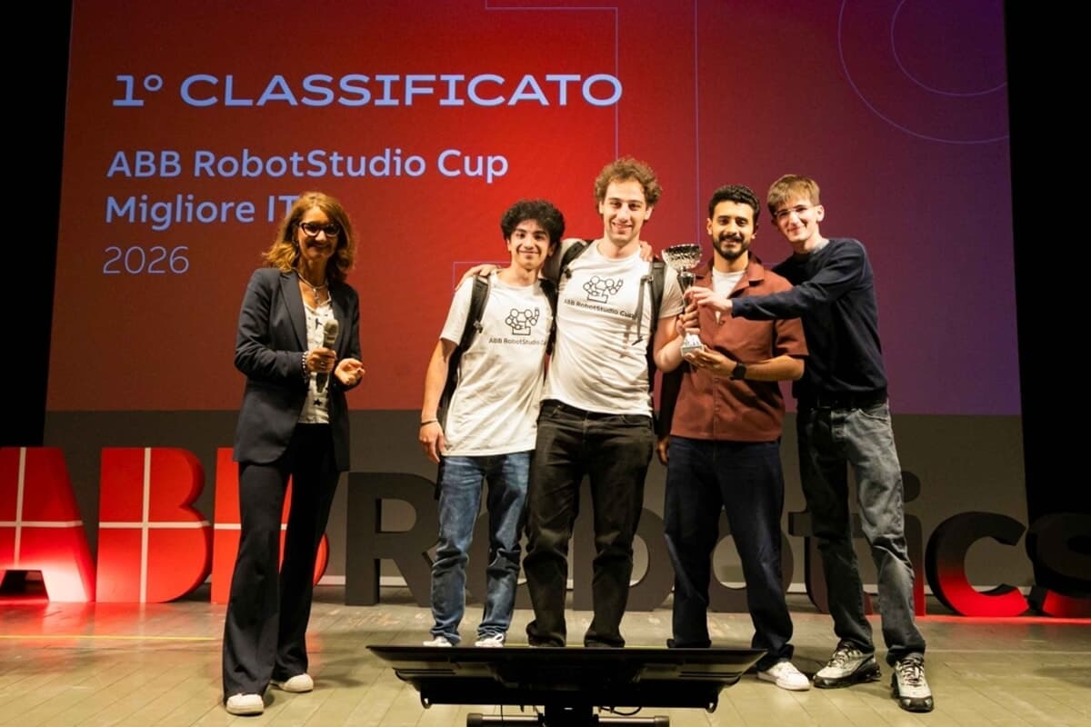 its meccatronica lombardia di sesto san giovanni (mi) si aggiudica la categoria its della abb robotstudio cup 2026