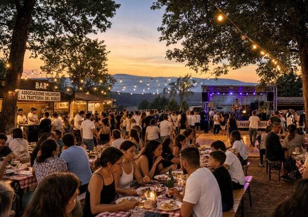 Comerio - Evento Sponsorizzato - Tavolate sotto le luci, musica all’aperto e sapori del territorio: a Comerio è tempo di Festa d’Estate - Tempo libero - Varese News