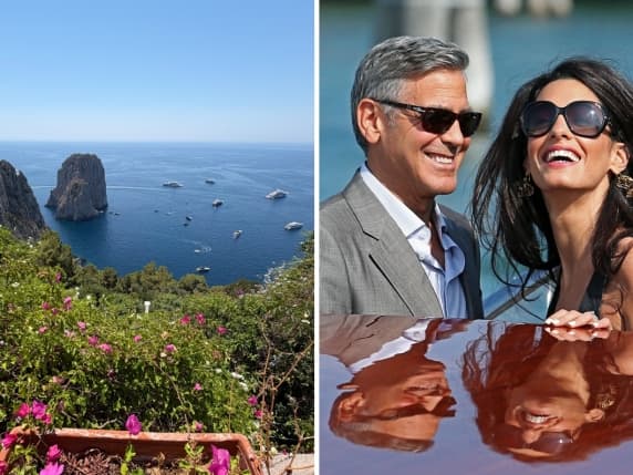 Capri, la villa da sogno all'asta per 3 milioni di euro (anche se ne vale almeno 12). Il sopralluogo di George Clooney con Amal