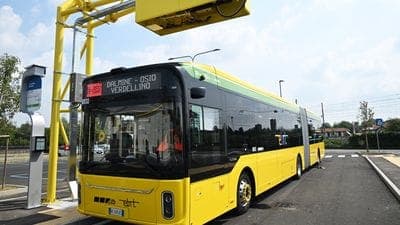 Il primo viaggio sui 30 km della e-Brt: mercoledì viaggi prova gratuiti. - Foto e video
