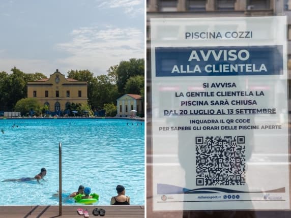 Milano, un’altra estate senza piscine: aperta solo la Romano. La Cozzi in vacanza da luglio. Venerdì di «riposo» alla Solari