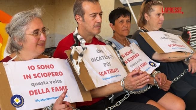 Milano: si incatena al San Raffaele dopo il licenziamento