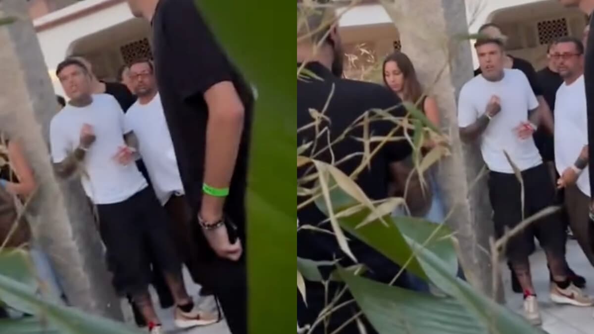 Fedez litiga con un bodyguard in Costa Smeralda: il filmato finito sui social fa il giro del web