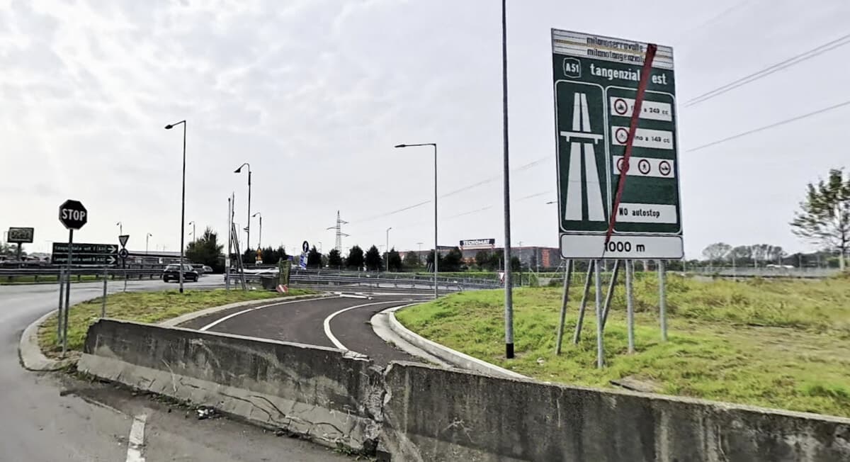 Apre un nuovo ingresso in Tangenziale Est, i lavori in corso