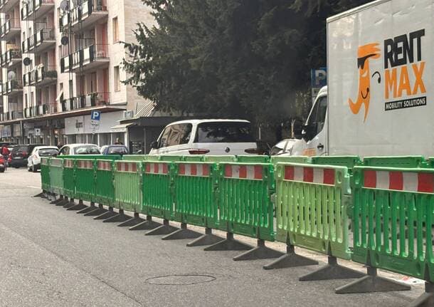 Varese - Cantiere fermo e caos viabilità tra via Carcano e viale Belforte, la Lega all’attacco - Varese Laghi - Varese News