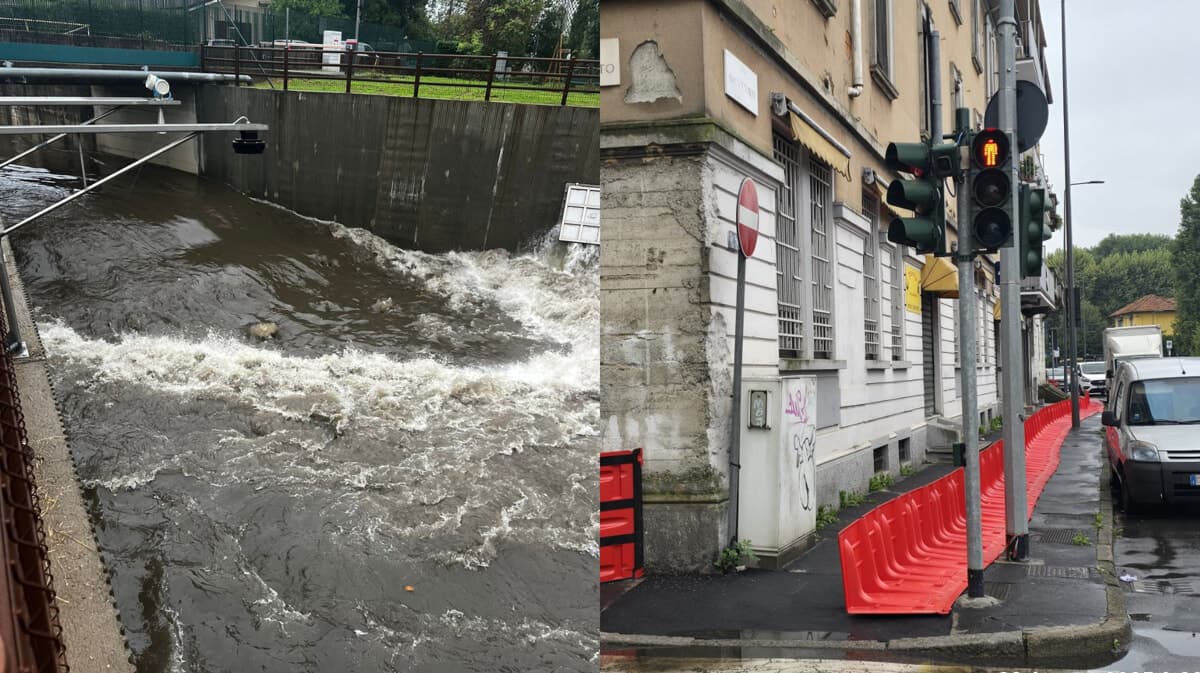 L'ondata di piena sta arrivando a Milano: evacuazioni per il Lambro, quartiere in allerta