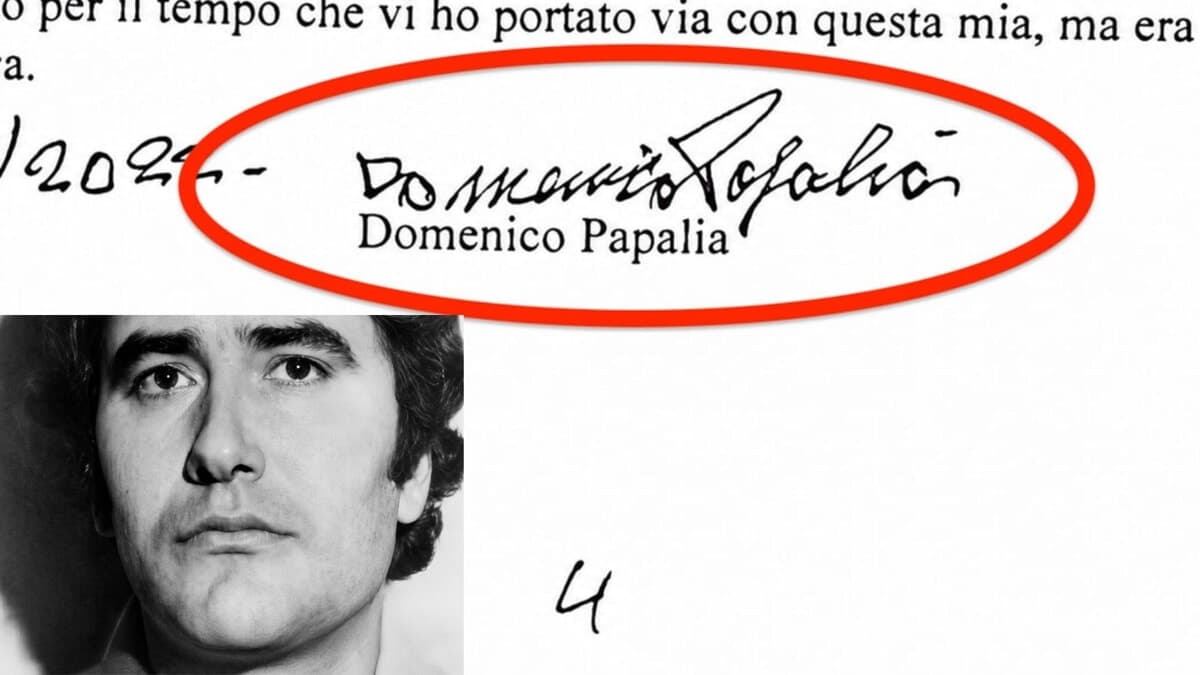 L'ultima lettera di Domenico Papalia: ecco chi potrebbe comandare al suo posto