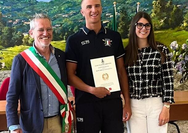 Biandronno - Biandronno premia i suoi campioni: festa per Anna Andreatti e Gregorio Vasconi -  - Varese News