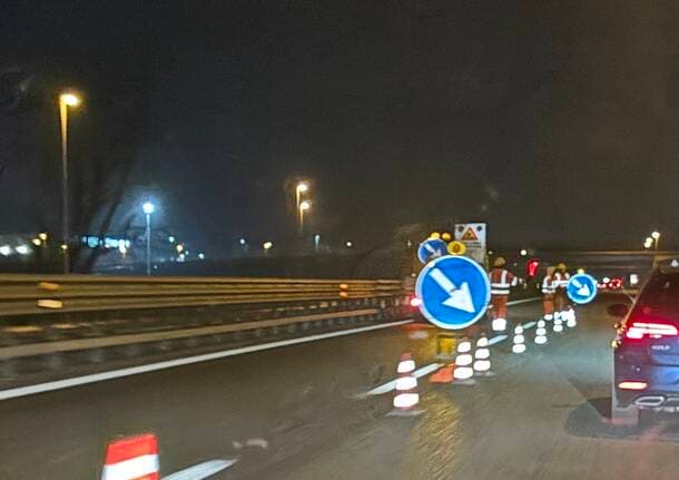 Autostrada - Lavori sulle barriere antirumore, una settimana di chiusure notturne sulla A8 -  - Varese News