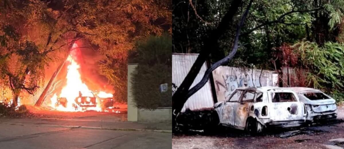 Due auto avvolte dalle fiamme a Milano: incendio e fumo nero in via Nuoro