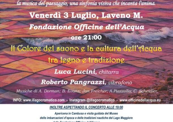 Tempo Libero - A Laveno Mombello per il Lago Cromatico “Il Colore del suono e la cultura dell’Acqua tra legno e tradizione” -  - Varese News