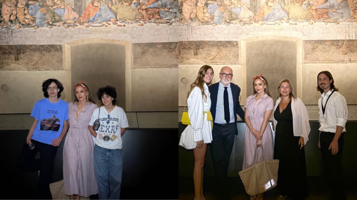 Vacanze italiane per Jennifer Lopez: la star mondiale fa tappa a Milano per visitare il Cenacolo