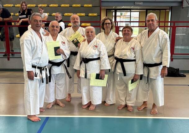 Speciale UISP - A 80 anni conquistano la cintura nera di karate - Sport - Varese News