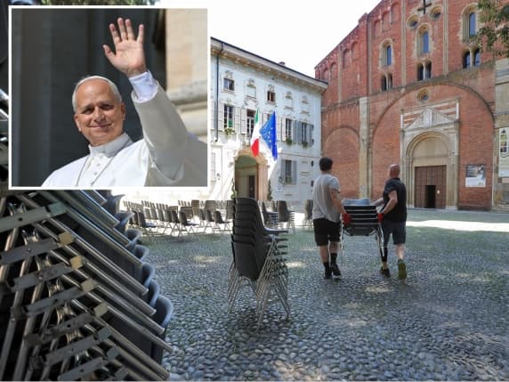 Pavia, l'attesa per la visita di papa Leone XIV: in città arriverà in elicottero. Consegnati migliaia di pass, la città è pronta