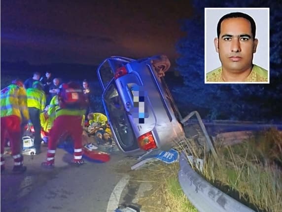 Incidente a Marcaria, auto si ribalta nella notte: padre muore, gravissimi i due figli di 5 e 10 anni