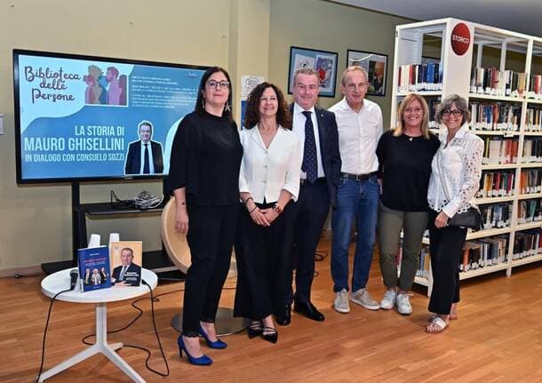 Busto Arsizio - Mauro Ghisellini ospite alla “Biblioteca delle Persone” di Busto Arsizio: una vita per la scuola e i giovani -  - Varese News