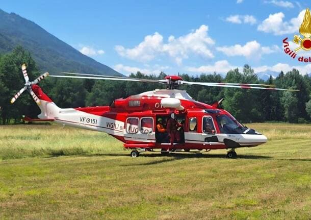 Santa Maria Maggiore (VCO) - I vigili del fuoco recuperano due escursioniste straniere disperse a Santa Maria Maggiore -  - Varese News