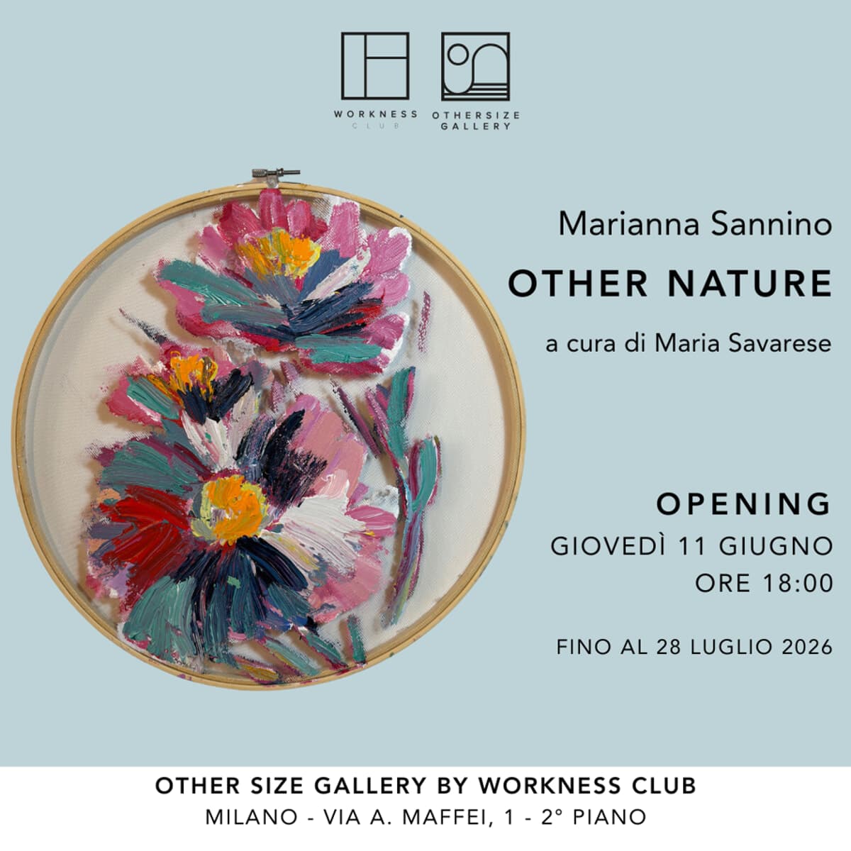 other nature | la mostra di marianna sannino a milano, da workness club