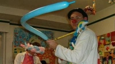 «Clown Eolo» e il suo naso rosso per sempre nel cuore dei malati